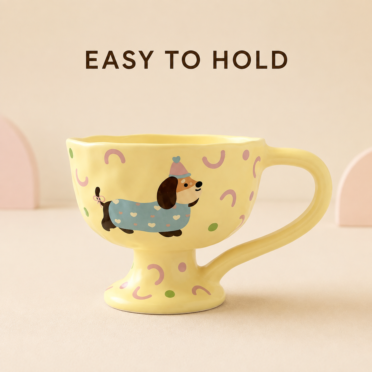 Delovira Cute Dog Coffee Mug