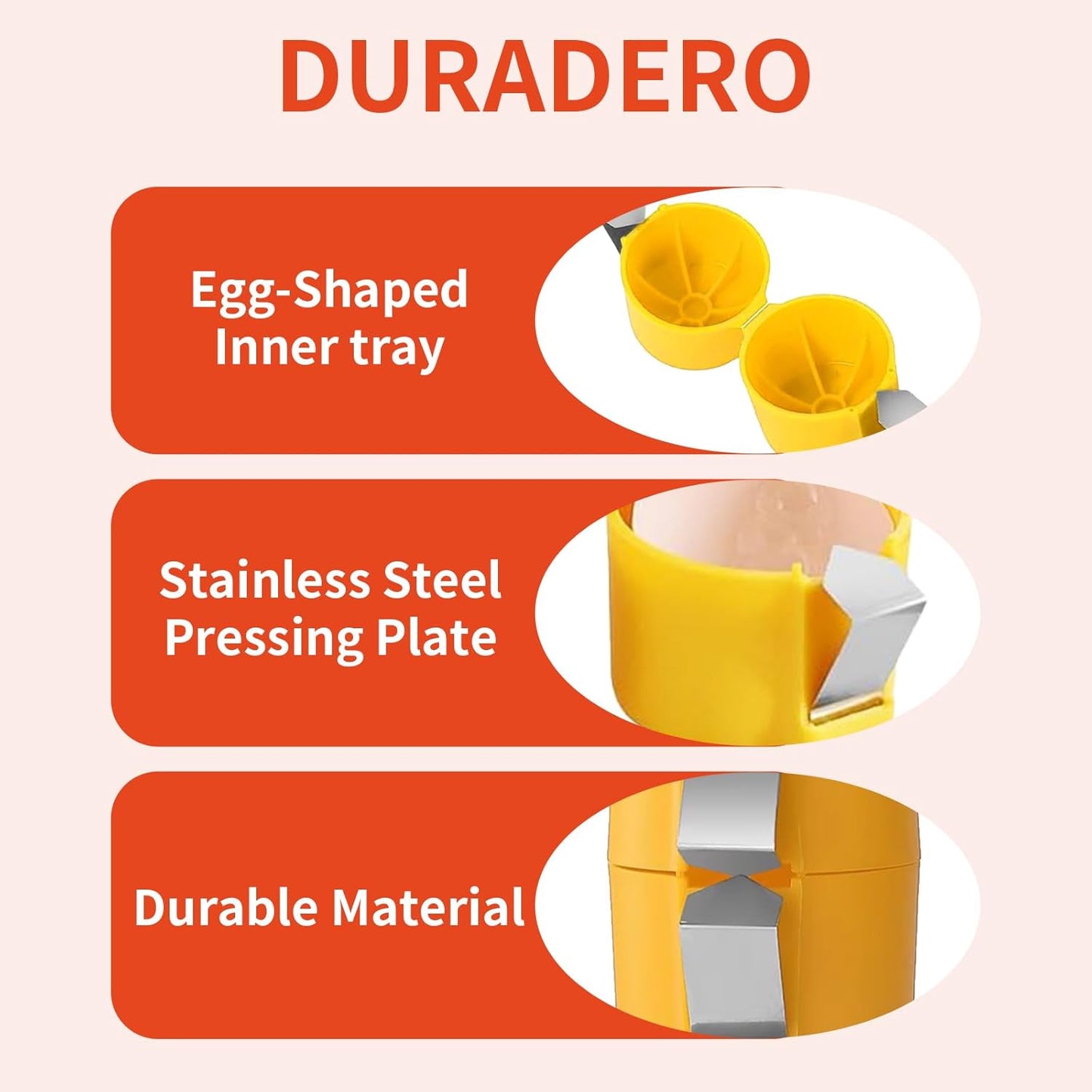 Logotide® 2026 New Raw Egg Cracking Tool, Stainless Steel Eggshell Breaker / Cutter, Kitchen Gadget for Hard-Boiled Egg Peeling, Egg Cubes, and Egg White Separation, Handheld and Easy for Daily Use