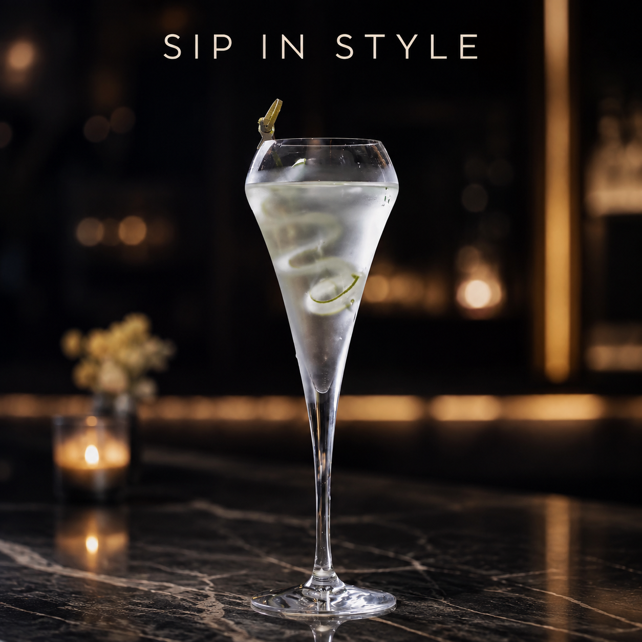 Delovira Creative Stemmed Champagne Glasses, Crystal Cocktail Glasses