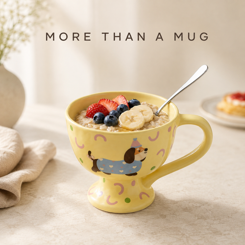 Delovira Cute Dog Coffee Mug