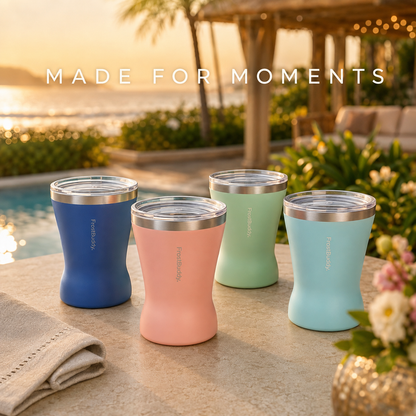 Delovira Daximo 10 oz Vacuum Insulated Martini Glasses